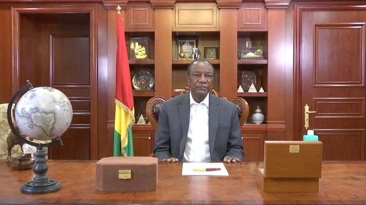 Alpha Condé, président de la République de Guinée