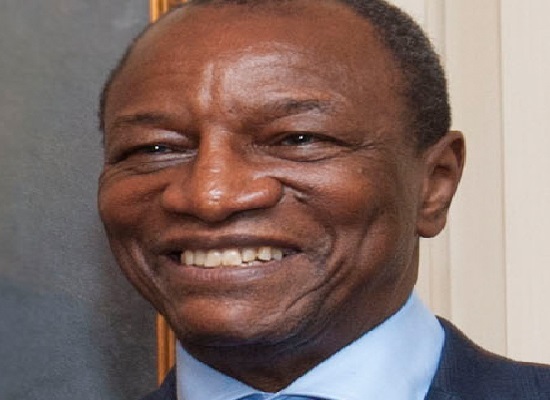Alpha Condé, président de la République de Guinée