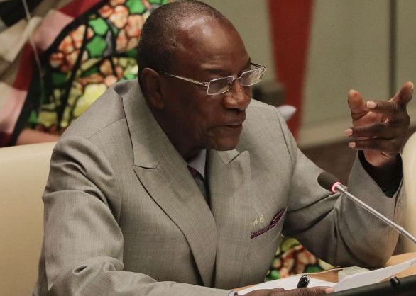 Alpha Condé, président de la République de Guinée