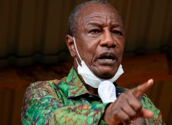 Alpha Condé, président de la République de Guinée