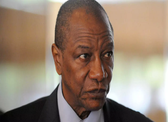 Alpha Condé, président de la République de Guinée