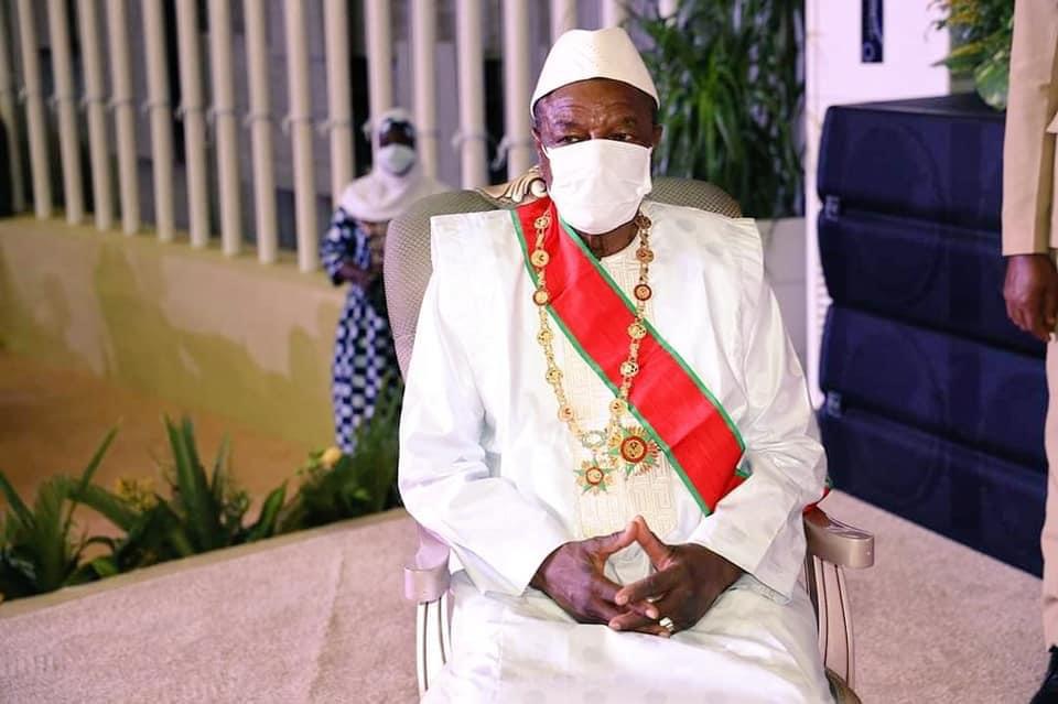 Alpha Condé, président de la République de Guinée