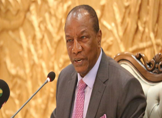 Alpha Condé, président de la République de Guinée