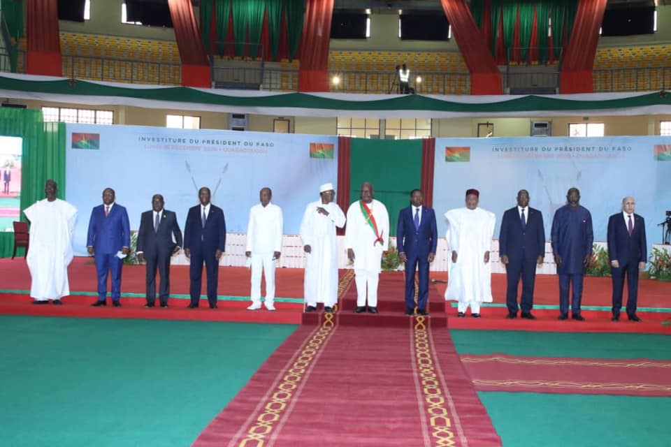 Des chefs d'Etat de la CEDEAO à l'investiture de ROCH, crédit photo, présidence du Faso