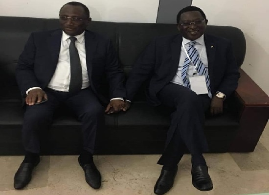 Sidya Touré, leader de l'UFR et Soumaila Cissé