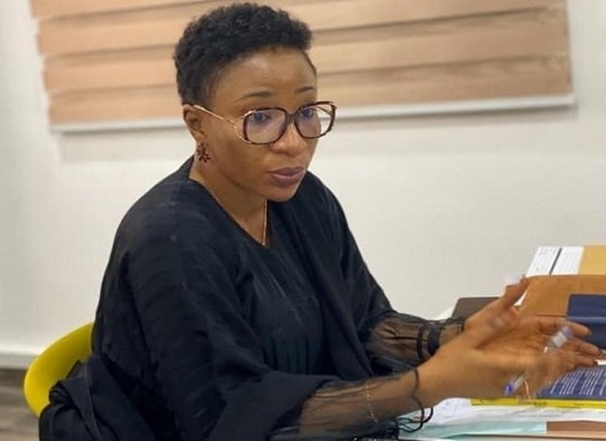 Mme Djenab Dramé, ministre de l'enseignement technique de la formation professionnelle et de l'emploi