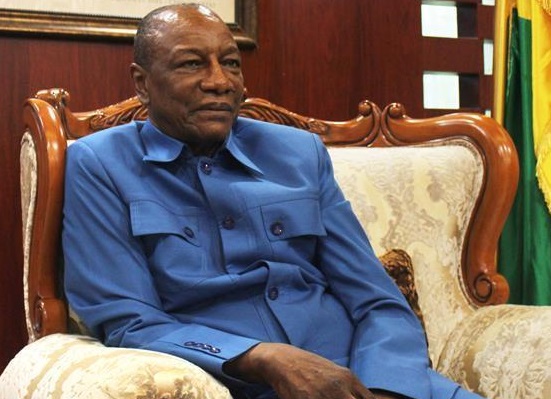 Alpha Condé, président de la République de Guinée