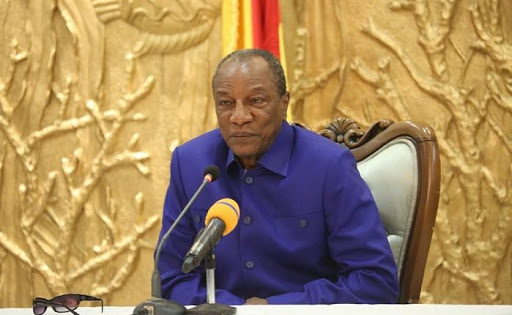 Alpha Condé, président de la République de Guinée