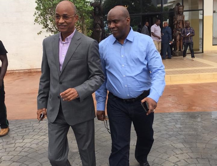Cellou Dalein Diallo, leader de l'UFDG et Dr Fodé Oussou Fofana