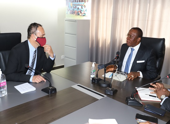 Kassory Fofana, Premier ministre et Marc Fonbaustier