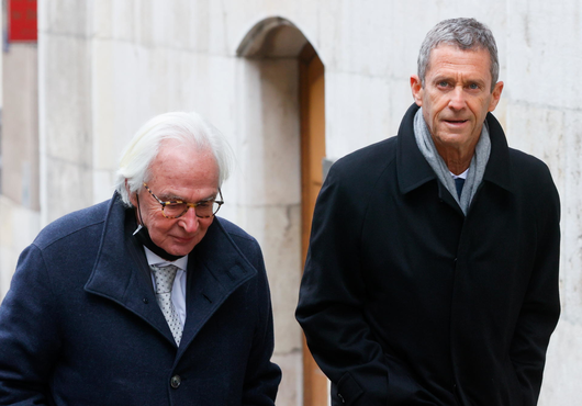 Beny Steinmetz et son avocat Me Bonnat, crédit photo Reuters