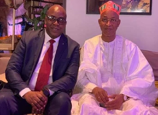 Dr Fodé Oussou Fofana et Cellou Dalein Diallo, leader de l'UFDG