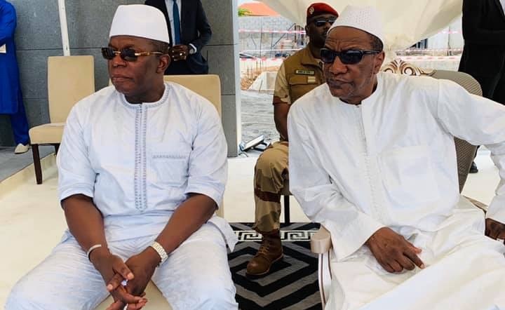 Dr Ibrahima Kassory Fofana et le Président Alpha Condé