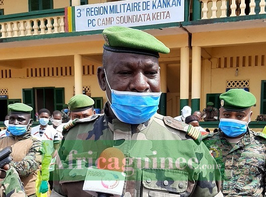 Le commandant de la région militaire de Kankan, Général Abdoulaye Diakité