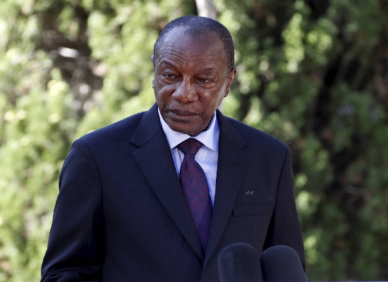 Alpha Condé, président de la République de Guinée