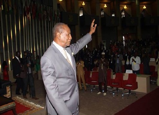 Alpha Condé, président de la République de Guinée