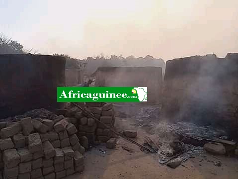 Incendie à Tokounou