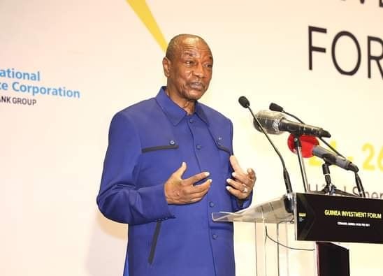 Alpha Condé, président de la République de Guinée