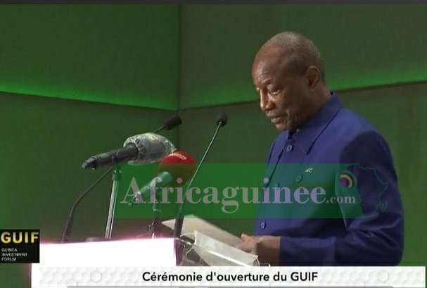 Alpha Condé, président de la République de Guinée