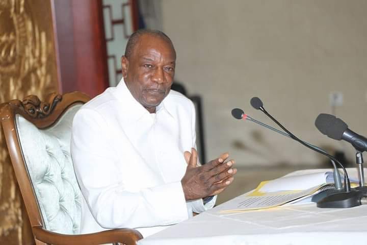 Alpha Condé, président de la République de Guinée