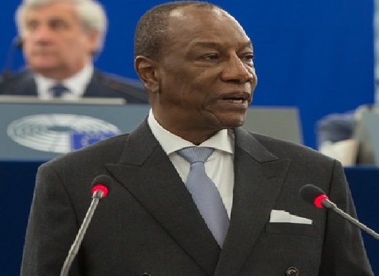 Alpha Condé, président de la République de Guinée
