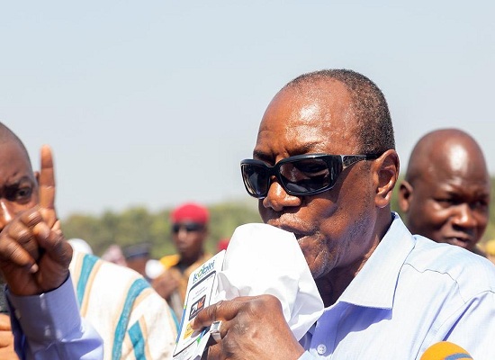 Alpha Condé, président de la République de Guinée