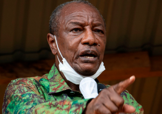 Alpha Condé, président de la République de Guinée