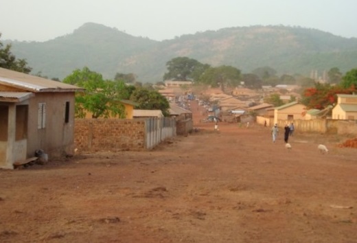 Vue panoramique de la ville de Mali