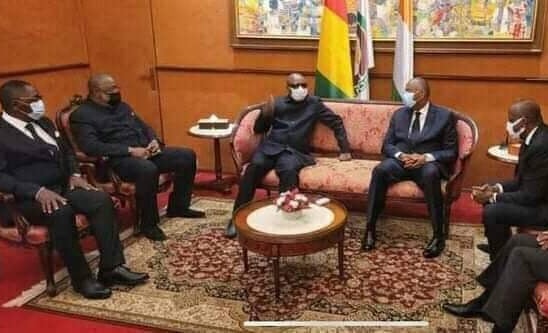 Alpha Condé est arrivé en Côte d'Ivoire pour les obsèques de Hamed Bakayoko décédé d'un cancer le 10 mars 2020