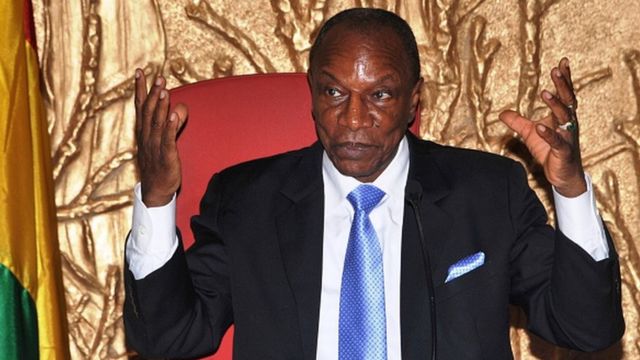 Alpha Condé, président de la République de Guinée