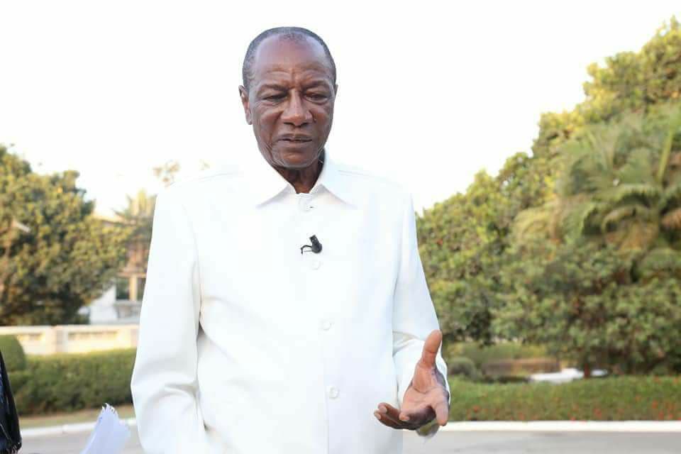 Alpha Condé, président de la République de Guinée