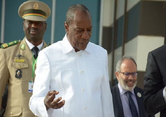 Alpha Condé, président de la République de Guinée