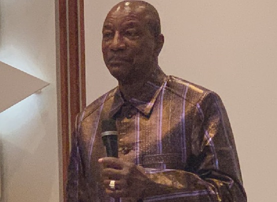 Alpha Condé, président de la République de Guinée