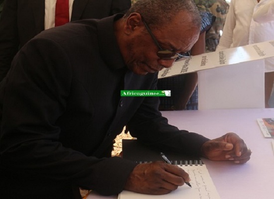 Alpha Condé, président de la République de Guinée