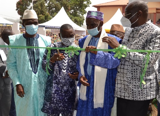 Inauguration du siège de la BCRG à Mamou