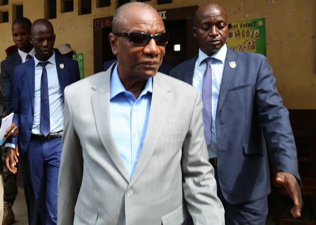 Alpha Condé, président de la République de Guinée