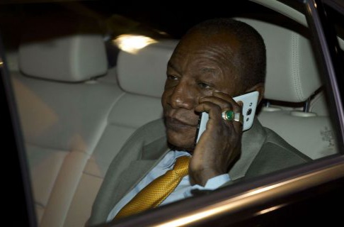Alpha Condé, président de la République de Guinée