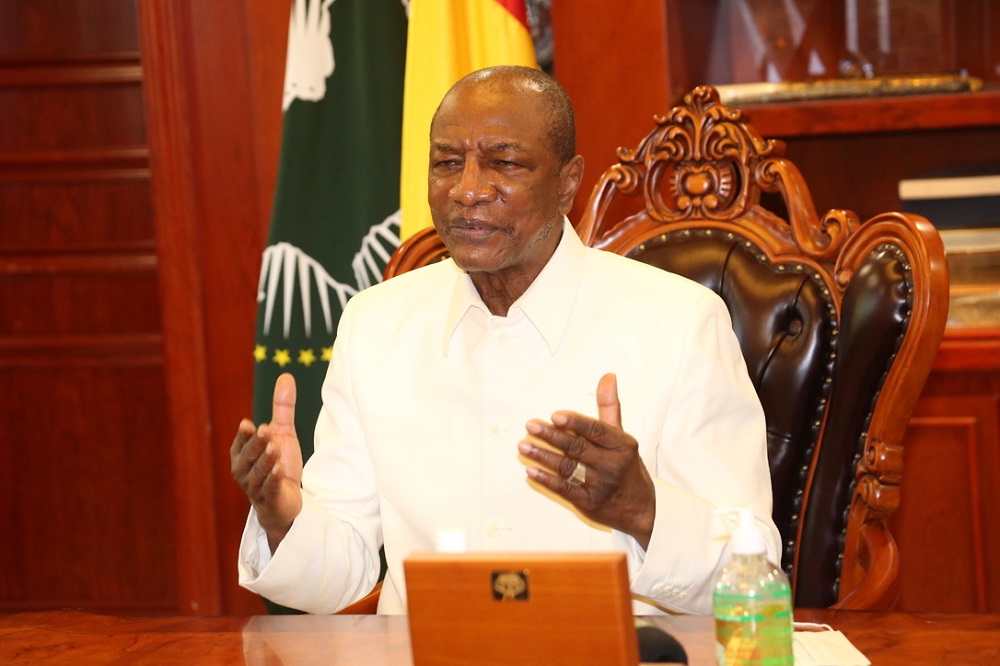Alpha Condé, président de la République de Guinée