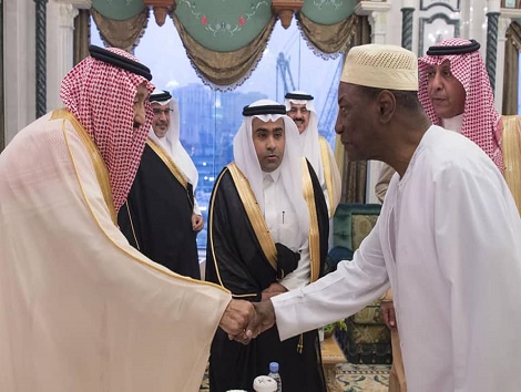 Le Président Alpha Condé et le Roi Salman