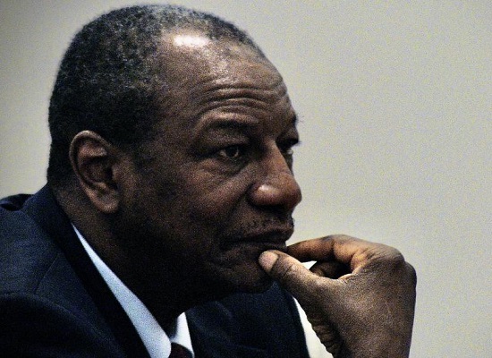 Alpha Condé, président de la République de Guinée