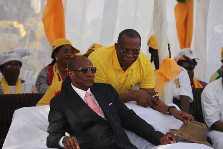 Alpha Condé, président de la République de Guinée et son Premier Ministre Kassory Fofana