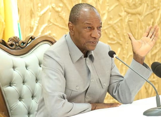 Alpha Condé, président de la République de Guinée