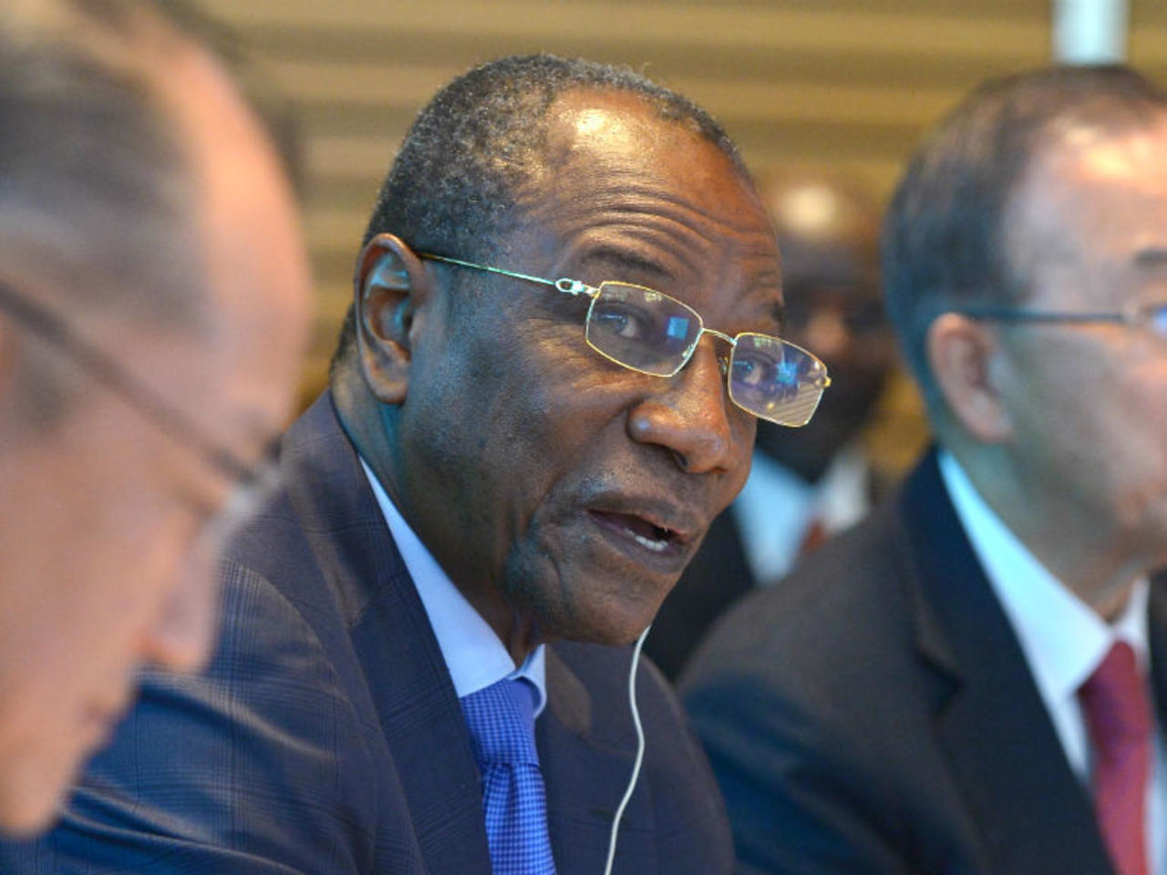 Alpha Condé, président de la République de Guinée