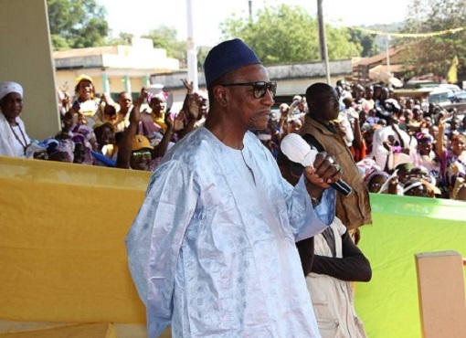 Alpha Condé, président de la République de Guinée