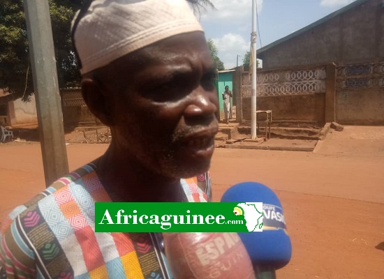 Fangada Kourouma, parent d'une victime des manifestations à Kouroussa