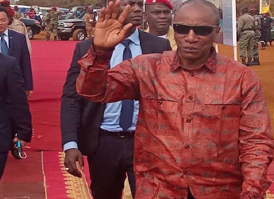 Alpha Condé, président de la République de Guinée