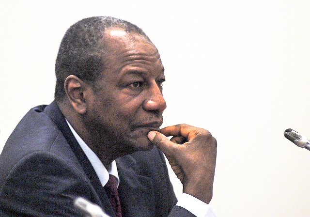 Alpha Condé, président de la République de Guinée