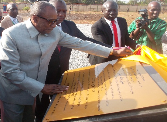 Alpha Condé, président de la République de Guinée, image d'archive