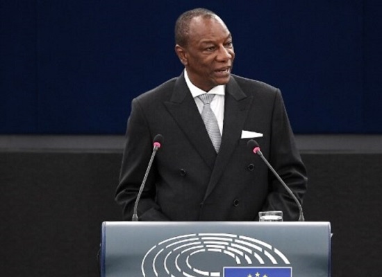 Alpha Condé, président de la République de Guinée