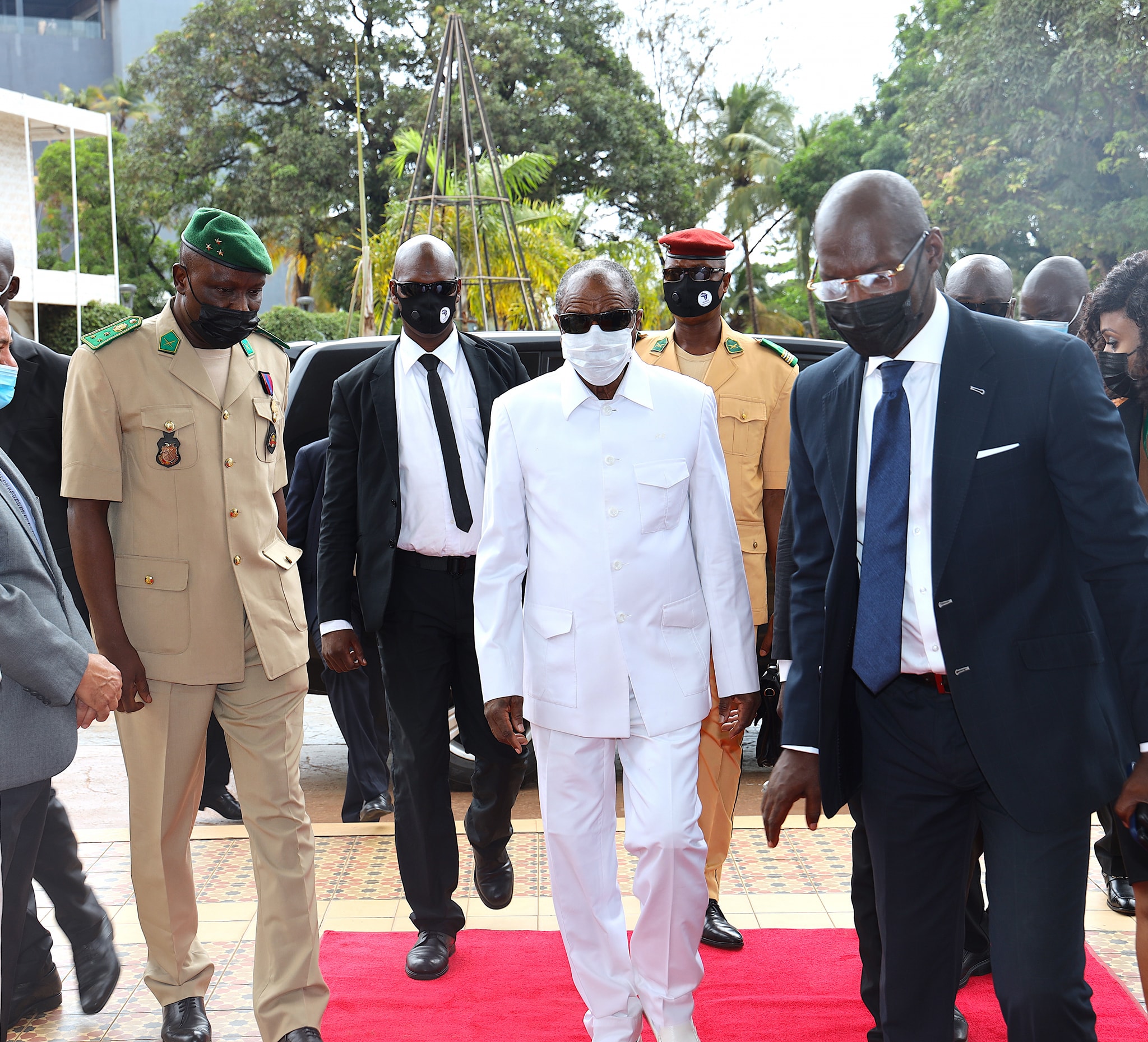 Alpha Condé, président de la République de Guinée